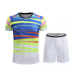 Uniforme de Tenis para Hombre, Diseño Moderno y de Última Tendencia, Manga Corta, Transpirable, Ligero, Ecológico, Color Sólido, Personalizable - Product Image 1