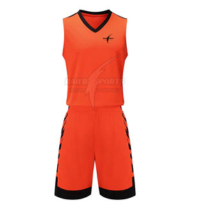 Breathable Comfortable 100% Polyester Quick Dry Sleeveless Elastic Waist Men's Basketball Uniform Sets Wholesale Sportswear - Product Image 1