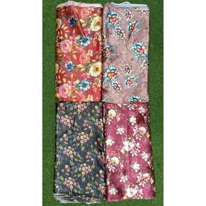 Tissu imprimé en satin Malai de haute qualité, léger et doux, pour la création de vêtements de mode, tenues occidentales, Kurtis - Product Image 2