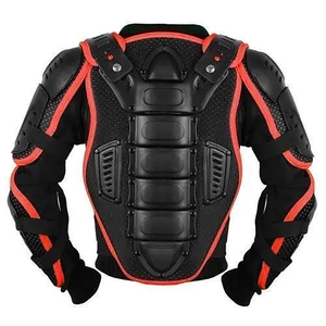 Chaqueta de Motociclismo con Protección Certificada CE, Chaqueta de Motociclismo Profesional de Carreras con Protección para Hombros, Codos y Espalda - Product Image 3