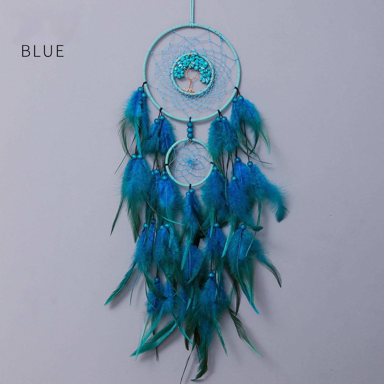 Pierre d'eau sept couleurs - Bleu