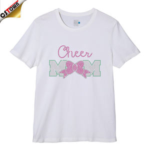 Low Moq Products Rhinestone Transferencia de calor Cheer Mom Iron on Transfers - Product Image 5