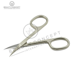 Tijeras de Manicura y Pedicura de Acero Inoxidable con Logotipo Personalizado, Hechas a Mano, con Cuchilla Curva para Cutículas, para Diestros, Concepto de Belleza - Product Image 4