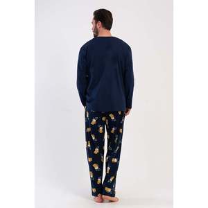 Conjunto de Pijama CEPLI ERKEK P.SUPREM XXL con Cuello Redondo y Manga Larga - Azul Marino - Azul Marino - Product Image 5