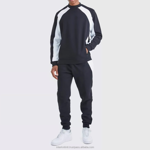 Conjunto de Chándal con Capucha para Hombre, Estilo Vintage, Ligero, Impermeable, con Lavado Ácido, Estampado y Bloques de Color Sólido, Ajuste Regular, Venta al por Mayor OEM - Product Image 6