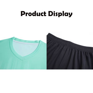 Conjunto de Uniforme Deportivo de Fútbol de Poliéster de Secado Rápido, Camiseta y Pantalones Cortos con Logotipo Personalizado, Uniforme de Fútbol para Entrenamiento y Juego, OEM, ODM, Venta al por Mayor - Product Image 2