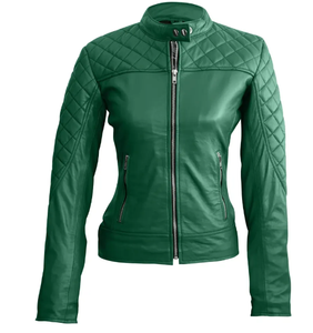 Nouveau respirant dernière conception femmes à la mode 2024 haute qualité femmes meilleure conception vestes en cuir - Product Image 1
