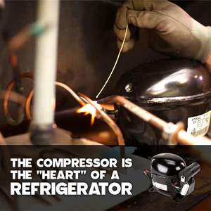 Nouveau compresseur de réfrigérateur électrique 115V, réfrigérant R314a, matériau en cuivre, certificat ROHS - pour congélateur, maison, voiture, hôtel - Product Image 4