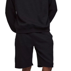 2025 nuevo conjunto de Joggers de verano para hombre, 2 piezas, deportes, gimnasio, pantalones cortos de talla grande para hombre, conjunto de chándal con logotipo personalizado para hombre, conjunto de algodón 100% - Product Image 3