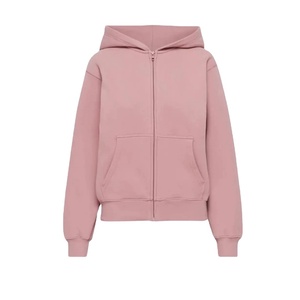Factory Wholesale Custom Sequined Front Printed Zip Hoodies for Women Windproof Waterproof Street Hip Hop Style MADE BY HS 2027 - Product Image 1