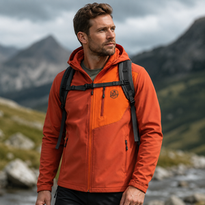 Veste softshell légère, respirante, écologique, à séchage rapide, décontractée, avec fermeture éclair, entièrement personnalisable, design hiver. - Product Image 2