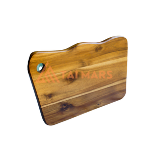 Planche à découper artisanale en bois d'acacia et teck Planche à découper du Vietnam - Product Image 2