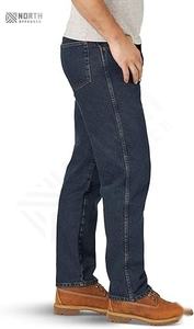 Jeans de Mezclilla Azul Sólido para Hombre, Estilo Informal y Formal de Negocios, Corte Recto y Ajustado, Transpirables, Servicio OEM, Estilo Hip Hop, Primavera-Otoño - Product Image 6