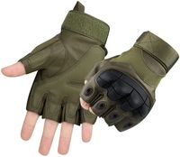 Guantes Deportivos Unisex Personalizados de Medio Dedo, Transpirables, de Neopreno y Cuero, con Cierre de Cordón, Ligeros, para Gimnasio, de Seda de Hielo