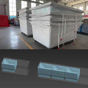 Piscine de nage à contre-courant en fibre de verre personnalisée pour l'extérieur familial avec des caractéristiques résistantes au vent et à la corrosion Conception hors sol et enterrée - Product Image 4