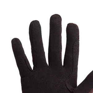 ถุงมือขี่ม้าทำจากหนังที่มีฟังก์ชั่นกันลื่นด้านในใส่สบายและปิดข้อมือได้ - Product Image 5