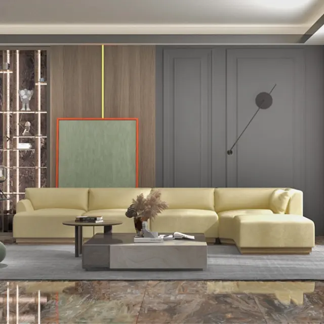 طقم أريكة بتصميم اسكندنافي أثاث غرفة المعيشة - الأكثر مبيعًا 2023 أرائك للمنزل تدعم تصميم مخصص من مصنع فيتنامي