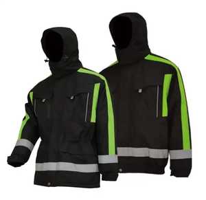 Haute respirant hommes veste Unique sécurité Construction uniforme vêtements de travail imperméable Polyester coton nouvelle sécurité réfléchissante - Product Image 1