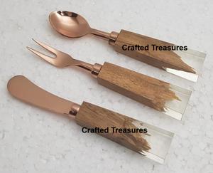 Juego de queso de alta calidad, superventas, juego de cuchillos de queso de calidad premium hechos a mano personalizados con mango de resina, utensilios de cocina - Product Image 5