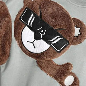 Ropa de moda Personalizada Hombres Bordado Sudaderas Mangas largas Hombres Bordado Sudaderas - Product Image 5