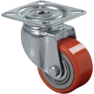 Ruedas para Muebles, Diámetro de Rueda de 50 mm, Capacidad de Carga de 120 kg, Rueda Giratoria con Placa de Montaje, Poliuretano, Rueda BS - Product Image 3