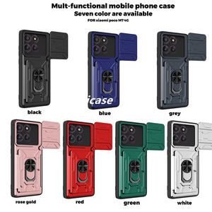 Lichicase coque de téléphone de stockage de carte de support rotatif à haute texture pour Motorola G67 Power Edge70 Armor Case - Product Image 2