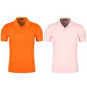 T-shirt court personnalisé en coton épais pour hommes, coupe carrée avec épaule courte et manches courtes, design vierge - Product Image 2