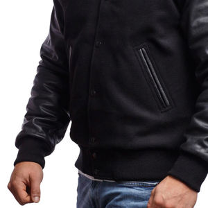 Veste universitaire unisexe pour homme, veste de baseball décontractée, bomber, patchs personnalisables, lettres personnalisables, varsity - Product Image 3