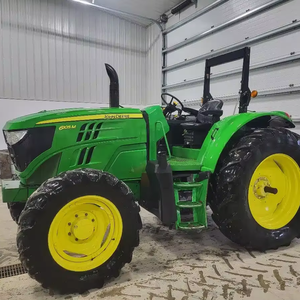 Moteur et boîte de vitesses de qualité supérieure 20HP 145hp pour tracteur chenillé John Deere 6105M, pour l'agriculture rapide et efficace avec mini-ensileuse à paille - Product Image 1