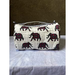 Ensemble de 3 pochettes de toilette en textile à motifs animaliers avec fermeture éclair, design pratique et amusant pour le rangement (petite capacité) - Product Image 2