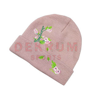 หมวกบีนนี่ผ้าฝ้ายสำหรับฤดูหนาวหมวกบีนนี่แบบถักพร้อมปักโลโก้ออกแบบได้ตามต้องการ-ให้ความอบอุ่นกลางแจ้ง - Product Image 3