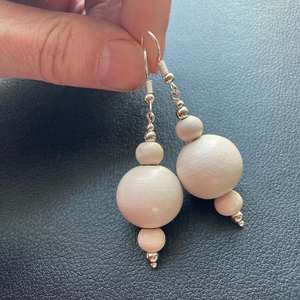 Boho <b>Turquoise</b> Design <b>Bead</b> Earrings with Cascading Fringe Unique Jewelry Gift for Women - Product Image 2