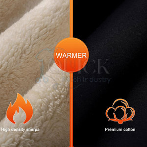 Sudadera de Forro Polar Sherpa Informal de Invierno OEM ODM, Tejido Ecológico Transpirable de Mezcla de Algodón, Logotipo Personalizado al por Mayor - Product Image 6