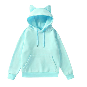 Sudaderas con Capucha Personalizadas OEM de Moda, Manga Larga, Cálidas, para Mujer, Talla Grande, Diseño Único, con Bolsillos - Product Image 1