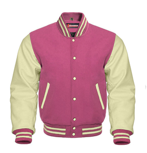 Veste universitaire pour homme de haute qualité, personnalisée, solide, confortable, grande taille, corps en laine, manches en cuir, toile, couleurs personnalisées - Product Image 1