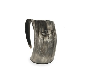 Taza de cuerno para beber al por mayor, regalos de nuevo estilo para hombres, jarra de cerveza de cuerno para beber, logotipo personalizado, nuevo diseño, taza de artículos para beber, uso de vino - Product Image 5