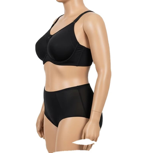 Ropa interior de mujer de secado rápido con aros de talla grande, lencería íntima de apoyo cómoda de nailon transpirable - Product Image 3