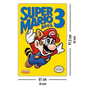 Diseño de póster moderno y abstracto de Super Mario Bros. 3 - Product Image 3