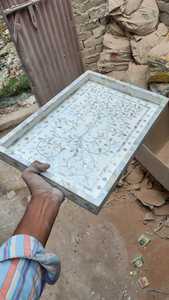 Plateaux de service multi-pièces en fibre végétale de style Art déco sur mesure, pièces de décoration d'intérieur artisanales de luxe, cadeau Diwali - Product Image 2