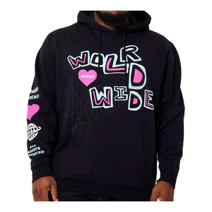 Fabricant de sweats à capuche zippés streetwear, unisexe, en molleton 100% coton épais, coupe-vent, impression personnalisée en relief, sweats à capuche pour hommes - Product Image 6