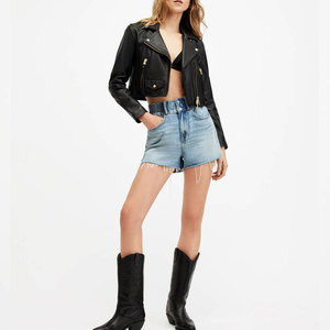 2025 prix raisonnable meilleur Design femmes veste en cuir léger différentes tailles femmes veste en cuir - Product Image 3