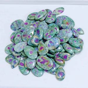 Lote al por mayor de hermosos rubíes naturales en fucsita piedras preciosas sueltas cabujón natural piedras preciosas sueltas para uso en la fabricación de joyas - Product Image 5