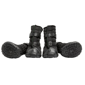 Botas para Perro Elasto-Fit con Diseño Sólido en Negro, Estilos Clásico y Moderno, Zapatos para Mascotas para Verano e Invierno - Product Image 4