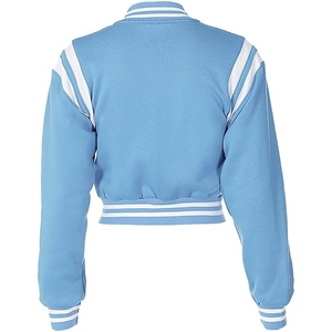 New 2025 Premium Quality Custom Woolen Varsity <b>Jackets</b> with Front Embroidery Breathable & Quick Dry Wholesale for <b>Men</b> - Product Image 2