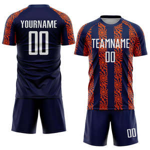 Vente en gros d'uniformes de football construits avec des panneaux athlétiques respirants motifs authentiques matériau durable et personnalisation complète - Product Image 1