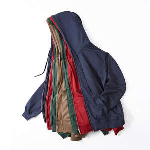 Sweat-shirt à capuche en coton surdimensionné pour homme, broderie multicolore, streetwear, pull, sweat-shirt à capuche tendance, logo personnalisé, fabricant - Product Image 1