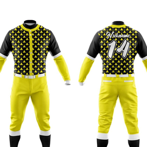 Uniforme de Béisbol para Hombre, Diseño Nuevo, Material de Poliéster de Alta Calidad, Precio de Venta al por Mayor, Oferta en Línea - Product Image 6