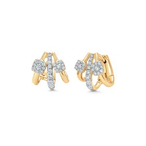 <b>Unique</b> Customize Lab Grown Diamond Stud Earring With 925 Sterling Silver IGI Certified Casual Wear American Diamond - Product Image 3