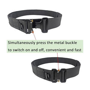 Cinturón Táctico Profesional de Seguridad, Personalizable por Sublimación, de Nailon, con Hebilla de Acero de Liberación Rápida, Calidad Media - Product Image 4