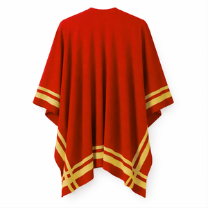 Capa Poncho para Mujer NSPDK, Chal Casual Bordado de Lana, Capa para Hombros, Chal Drapeado - Product Image 3